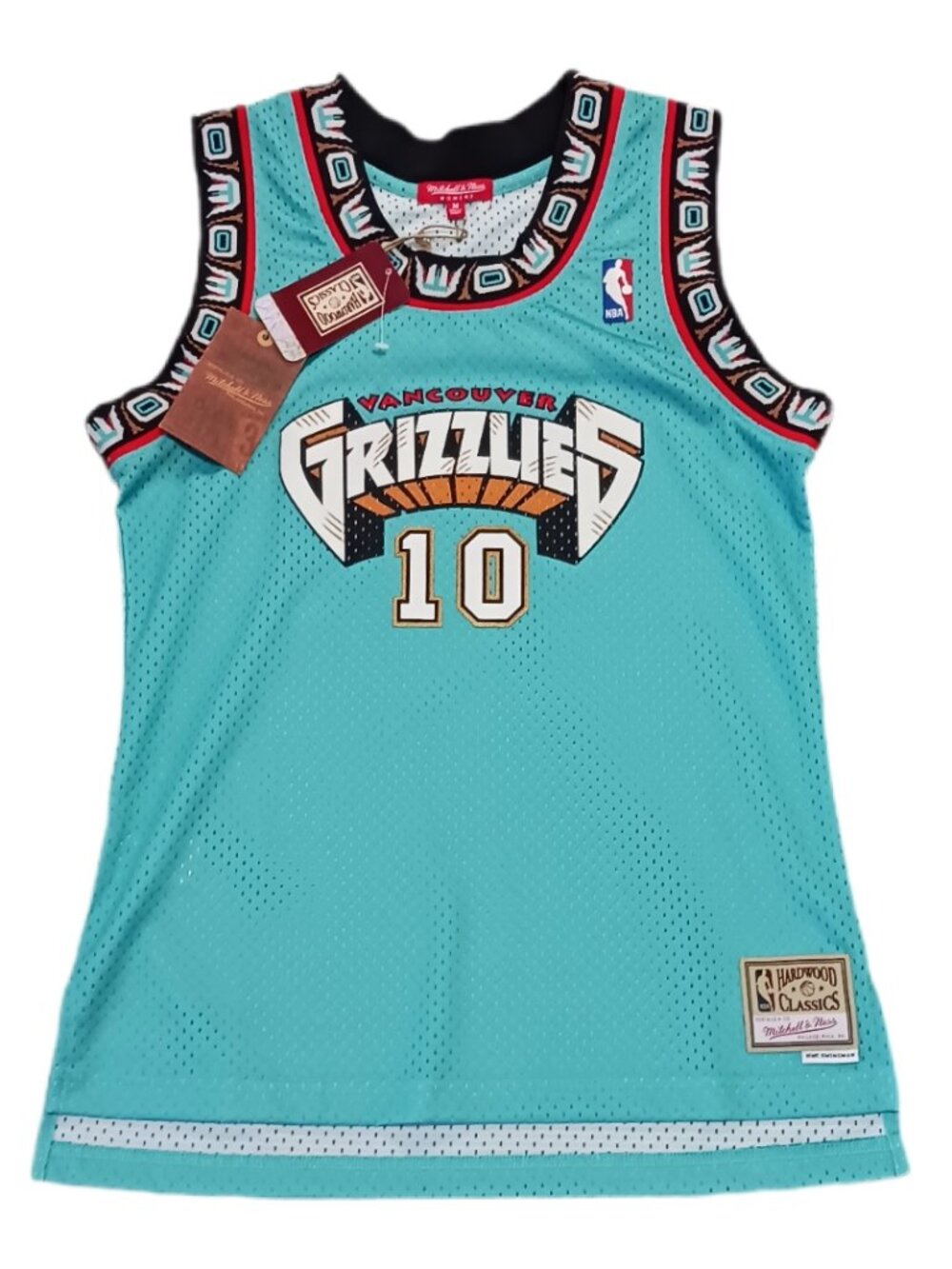 Mitchell and Ness Vancouver Grizzlies Womens Small Jersey Mike Bibby #10